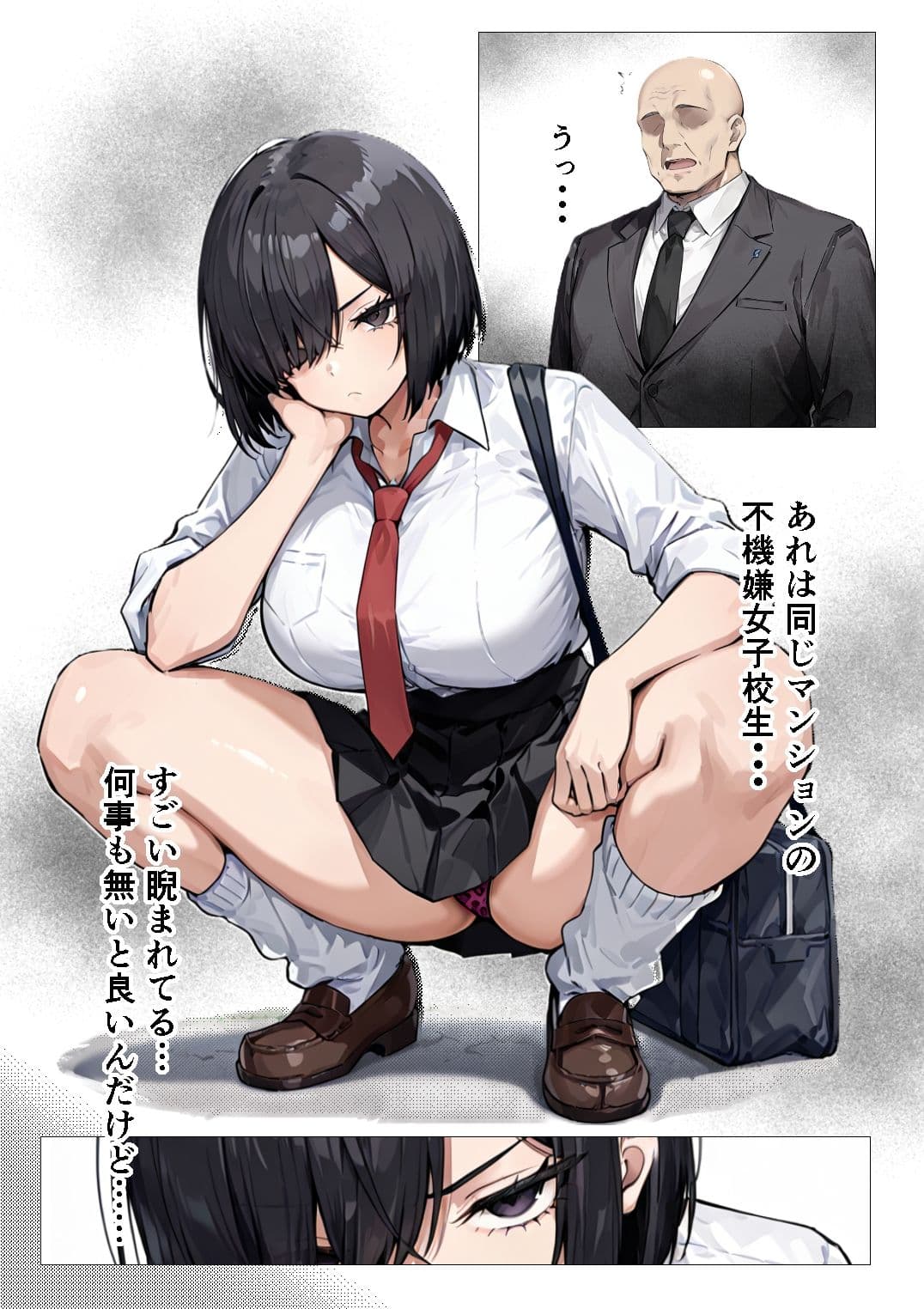 不機嫌J〇とおじさん サンプル 1