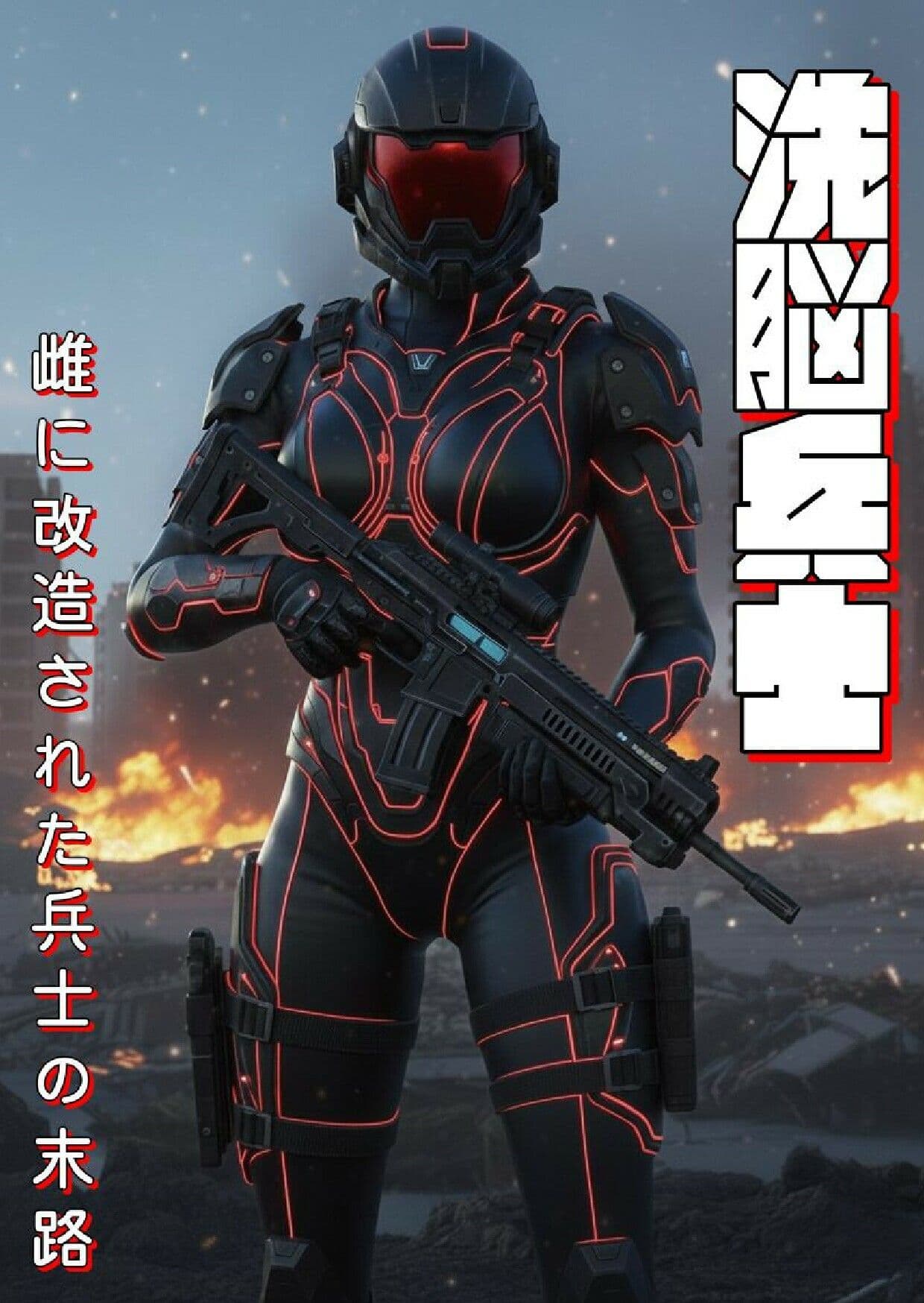 洗脳兵士:雌に改造された兵士の末路 サンプル 1