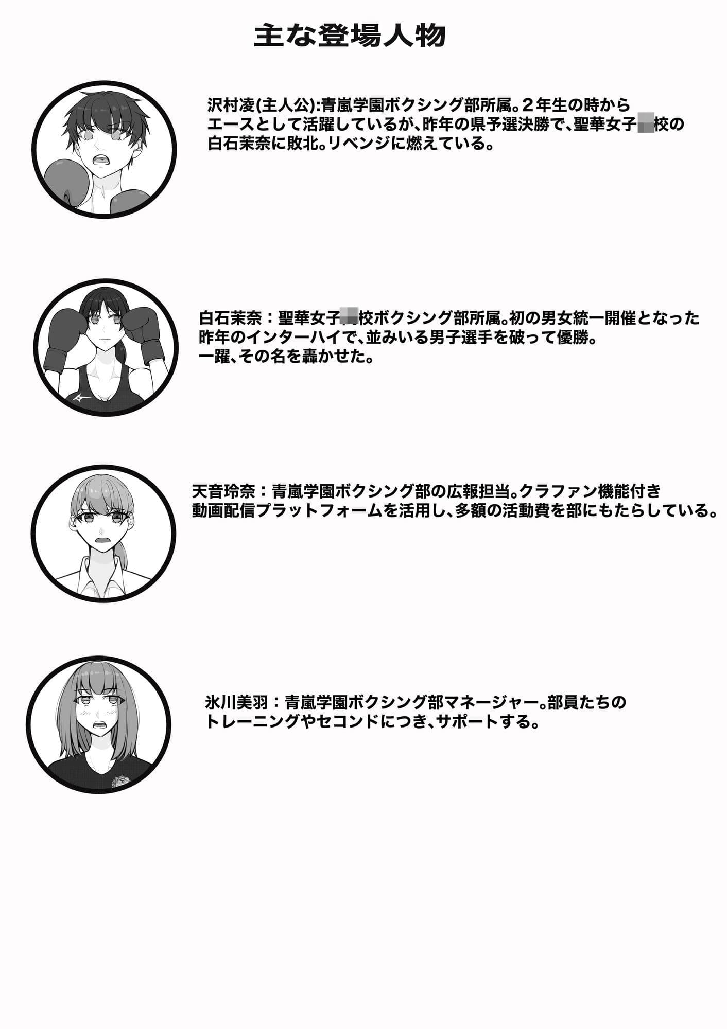 負け役の男子ボクサー1 サンプル 1