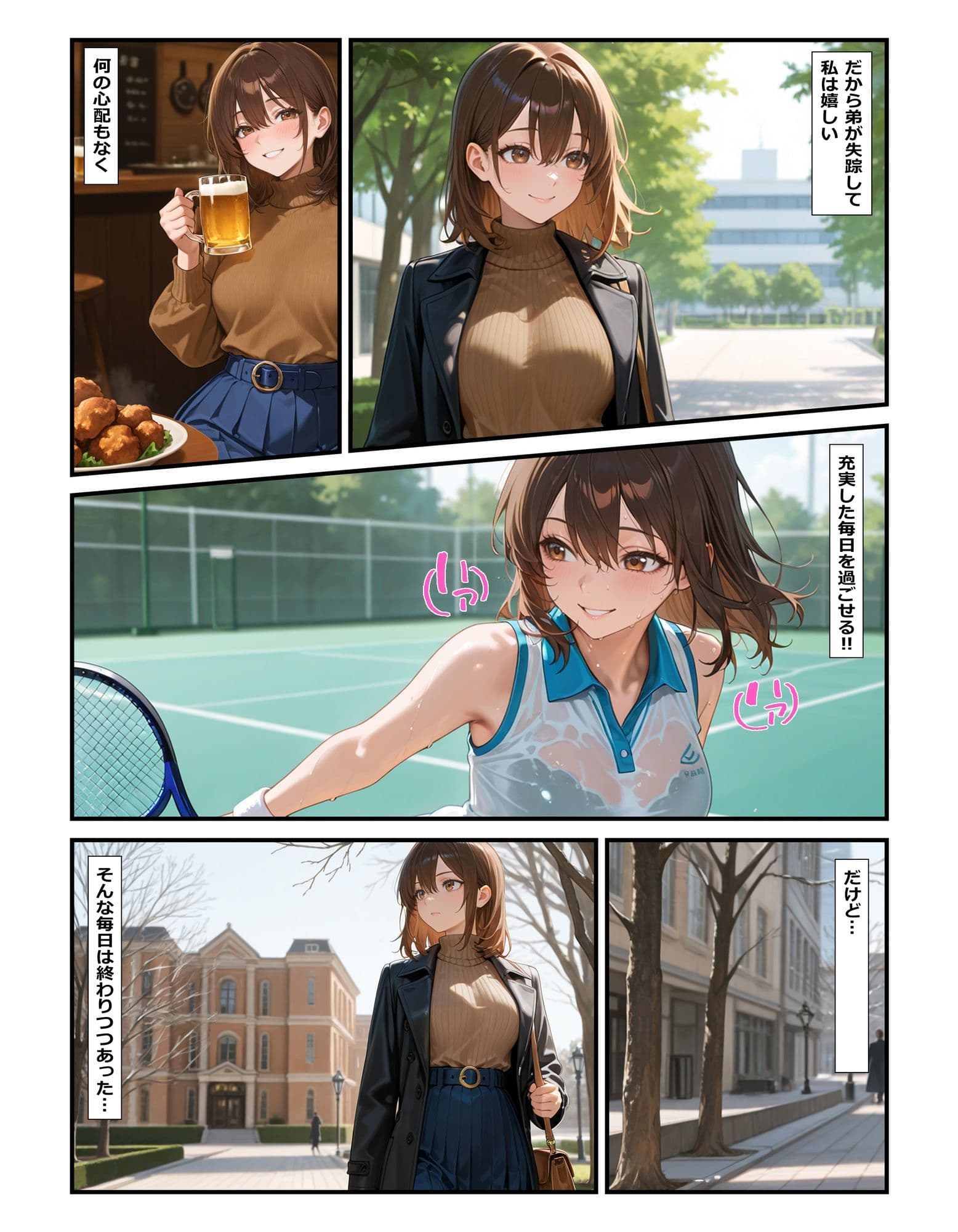 もう一人の私がAVに出ていたせいで  ビッチ扱いされて妊娠までしちゃいました サンプル 3