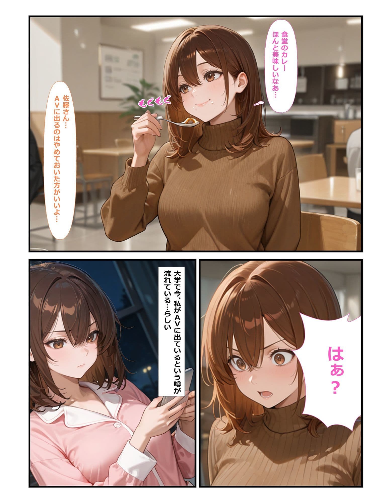 もう一人の私がAVに出ていたせいで  ビッチ扱いされて妊娠までしちゃいました サンプル 4