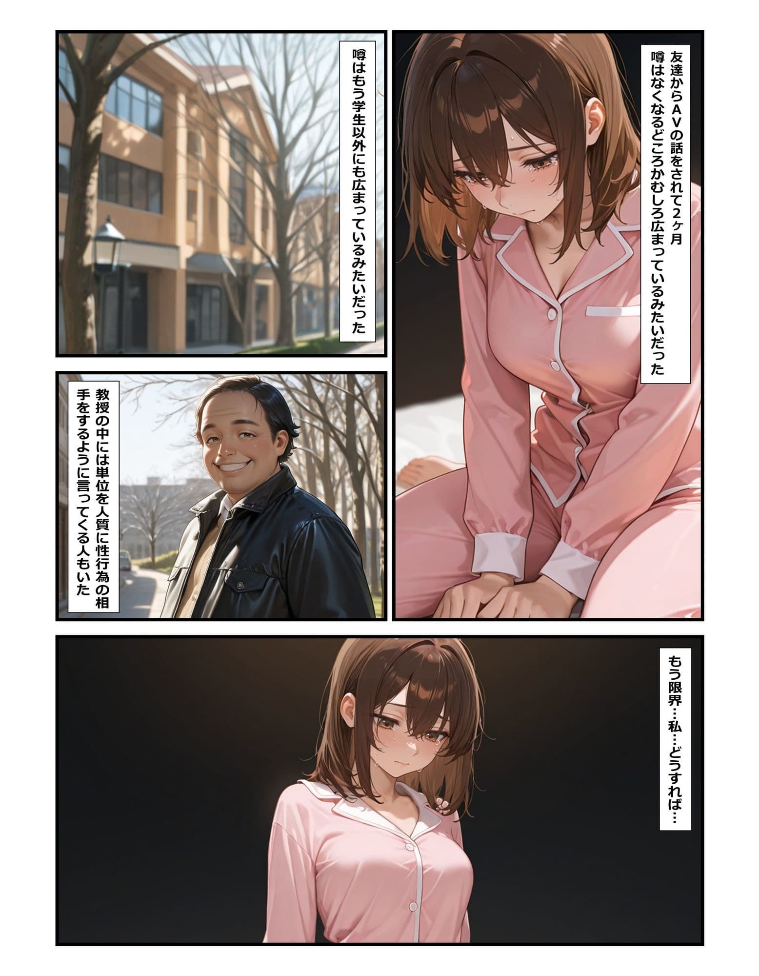 もう一人の私がAVに出ていたせいで  ビッチ扱いされて妊娠までしちゃいました サンプル 8