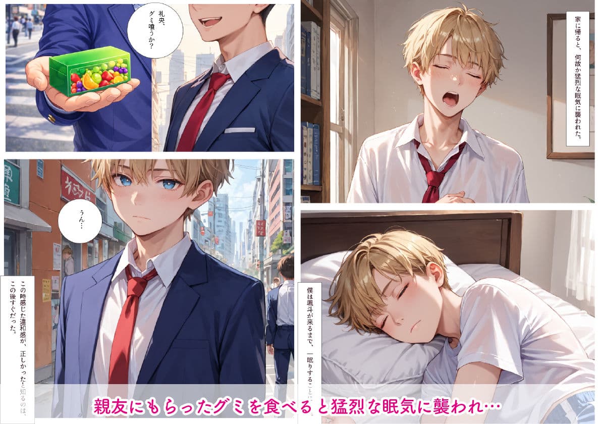 女体化グミで親友に強●連続絶頂中だし快楽堕ちさせられる話 サンプル 2