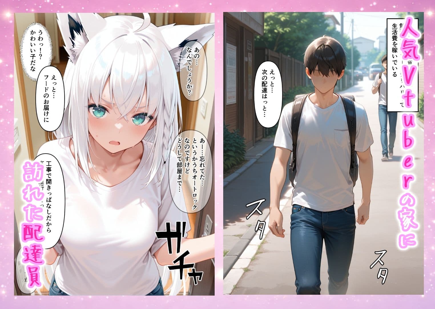 キツネ編-推しのVtuberとナマえっち 配信中に喘ぎ声 たっぷり中出し サンプル 1