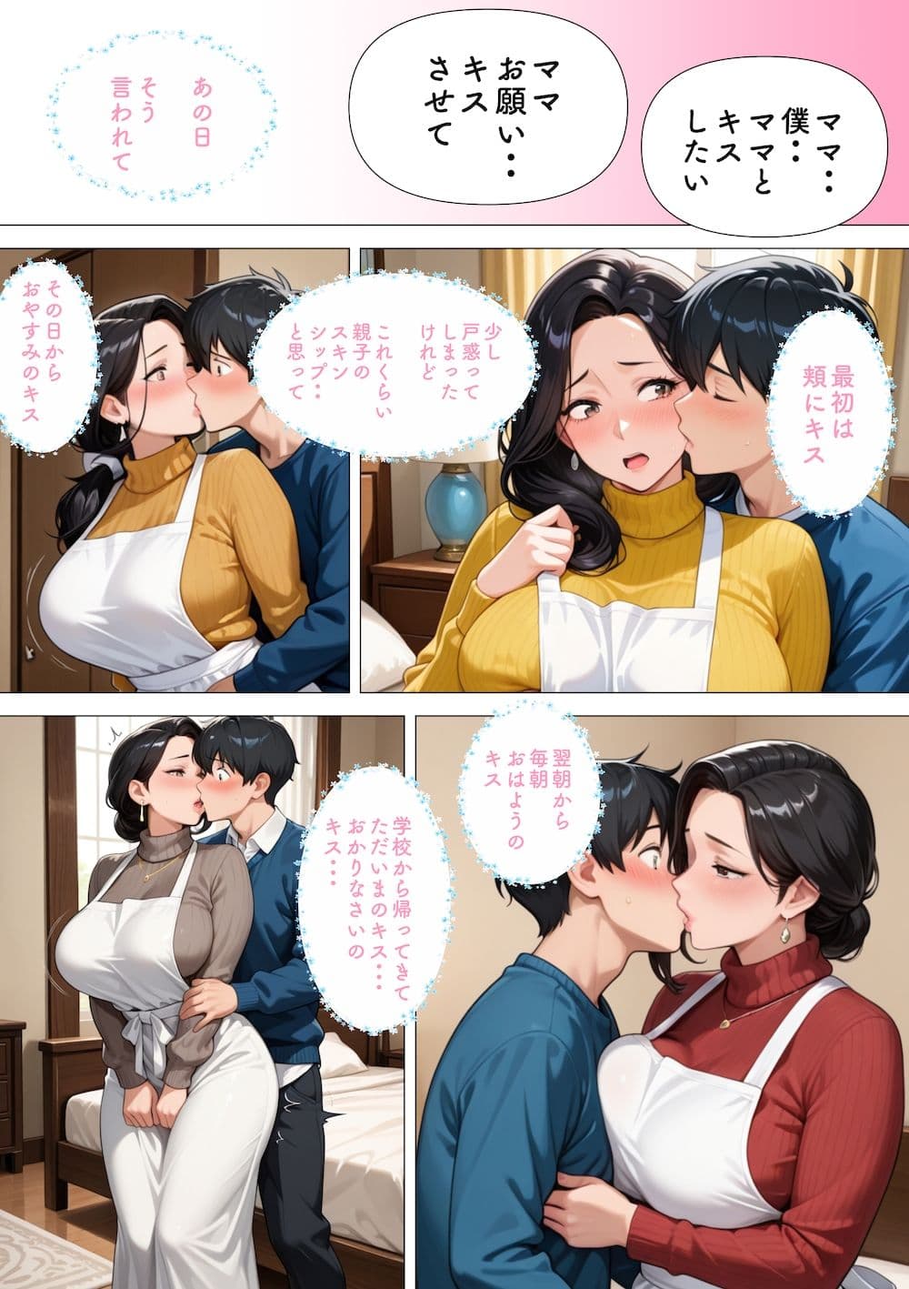 かつてアイドルだった母親が、かつての衣装を着せられて息子の恋人になる話 サンプル 3