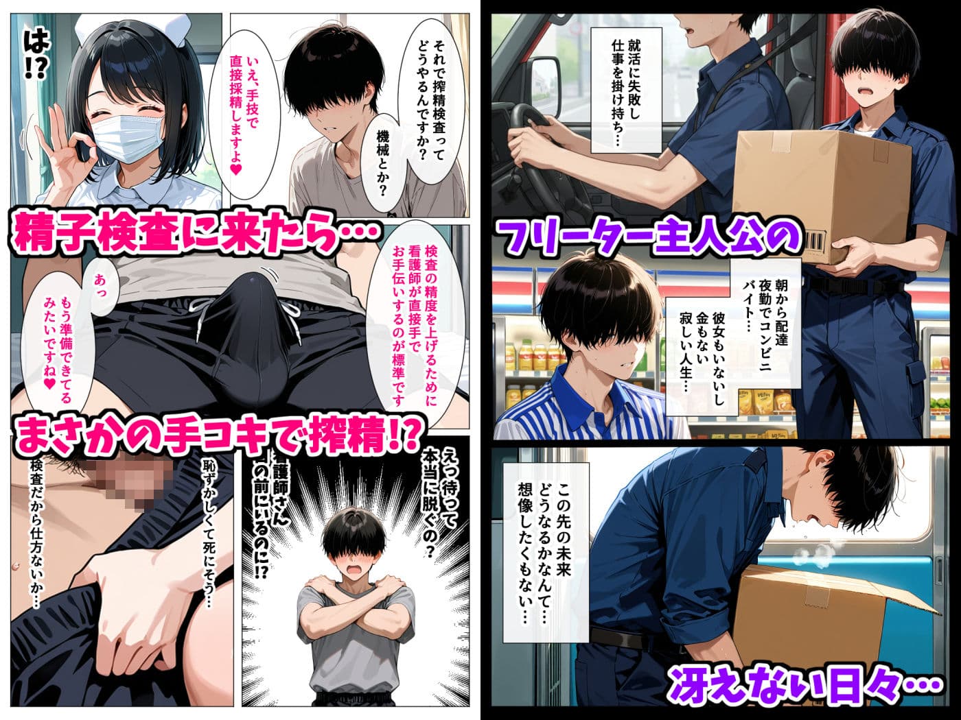 冴えないフリーターの俺が生殖機能検査したらまさかの『特A級精子』持ちだった!?〜ヤリまくり&人生逆転した話〜 サンプル 2