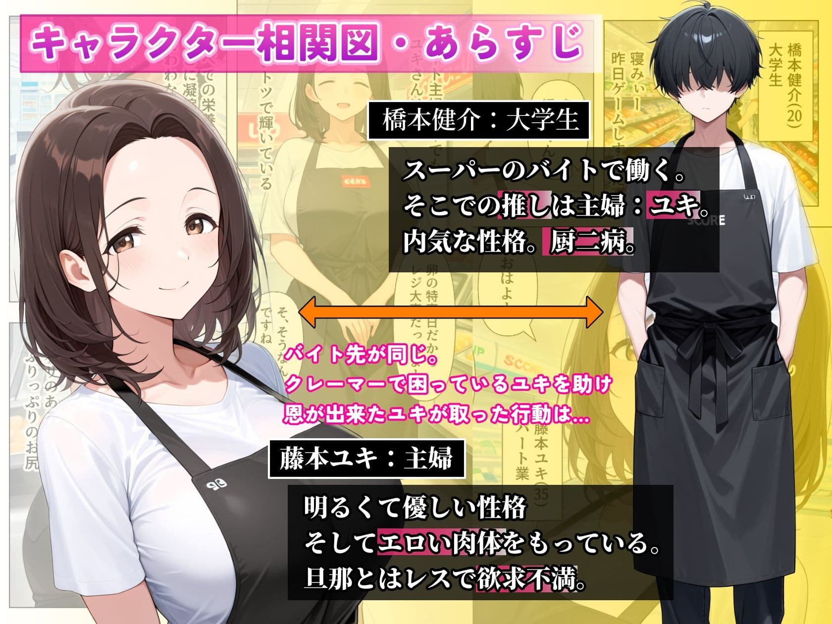 バイト先のむちむちデカ乳輪人妻と濃厚イチャラブセックスした話 サンプル 1