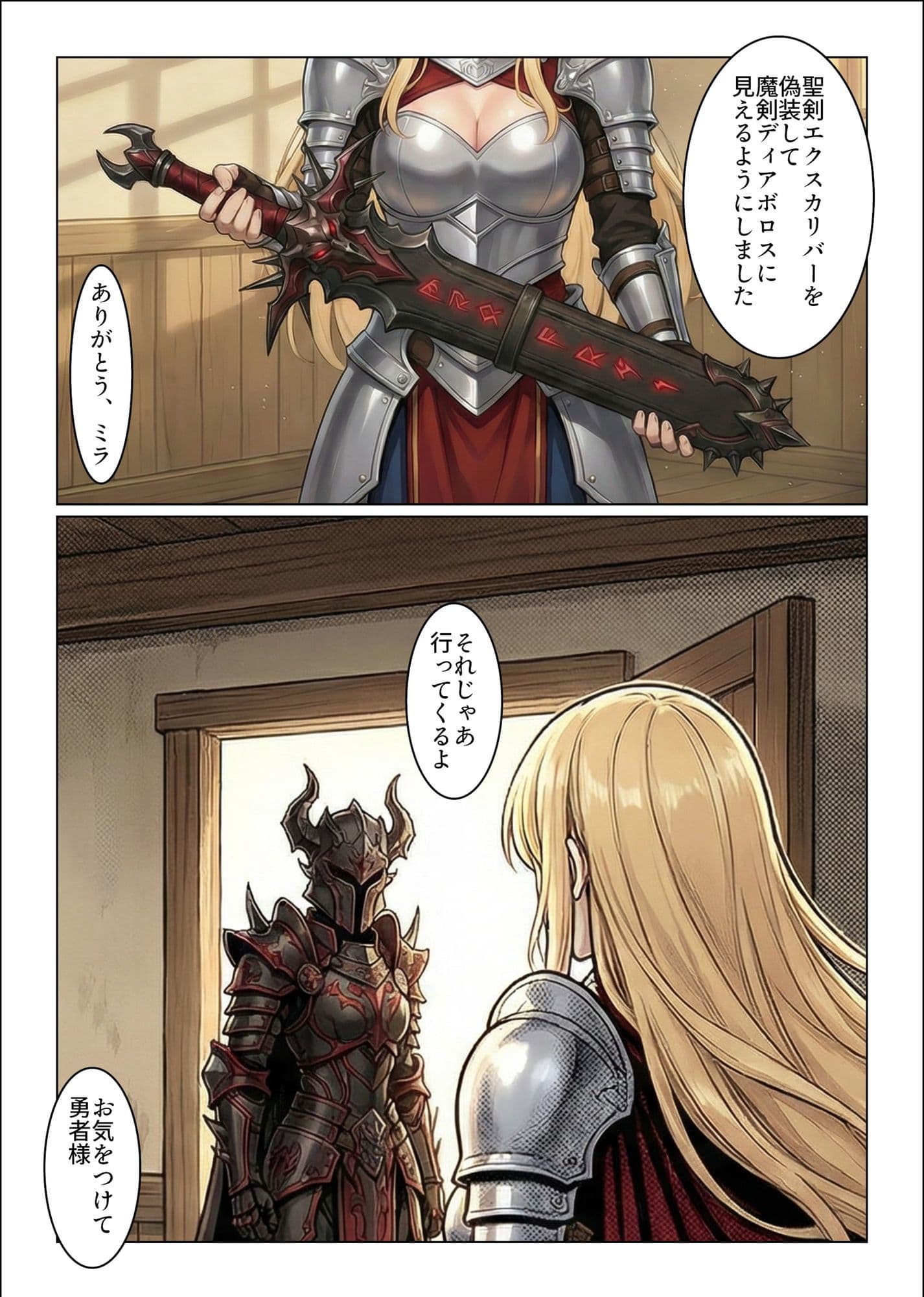 肉体支配！！勇者は魔王の伴侶となり子を宿す サンプル 9