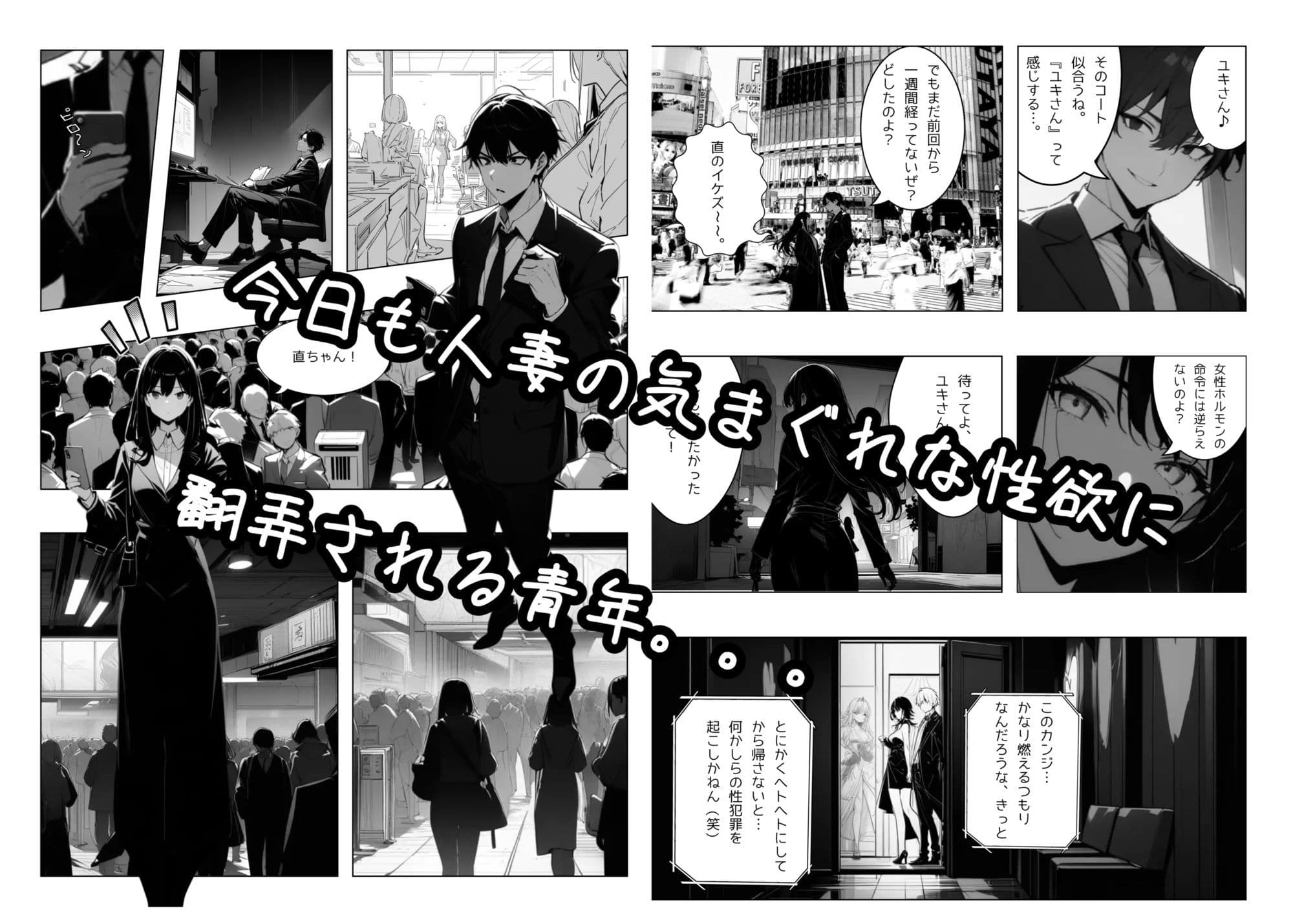 人妻ペット遊戯  〜小悪魔性欲姉さんvsどぴゅ出し君〜 サンプル 1