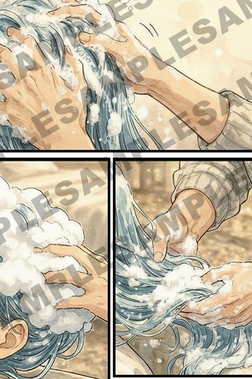 【断髪漫画】聖夜に舞う、貴方の雪 サンプル 5