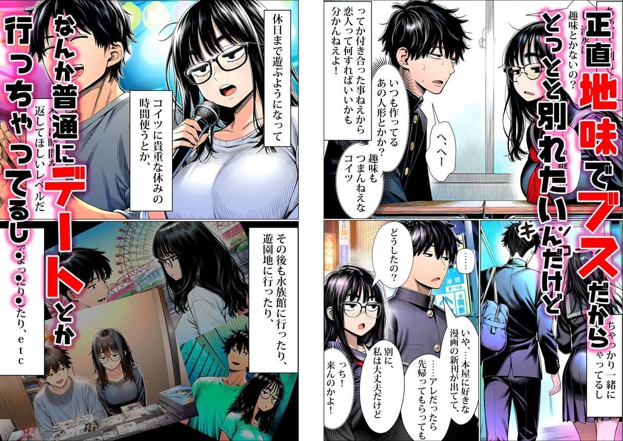 罰ゲームで地味ブスに嘘告白したら、孕ませちゃって結婚することになった サンプル 2