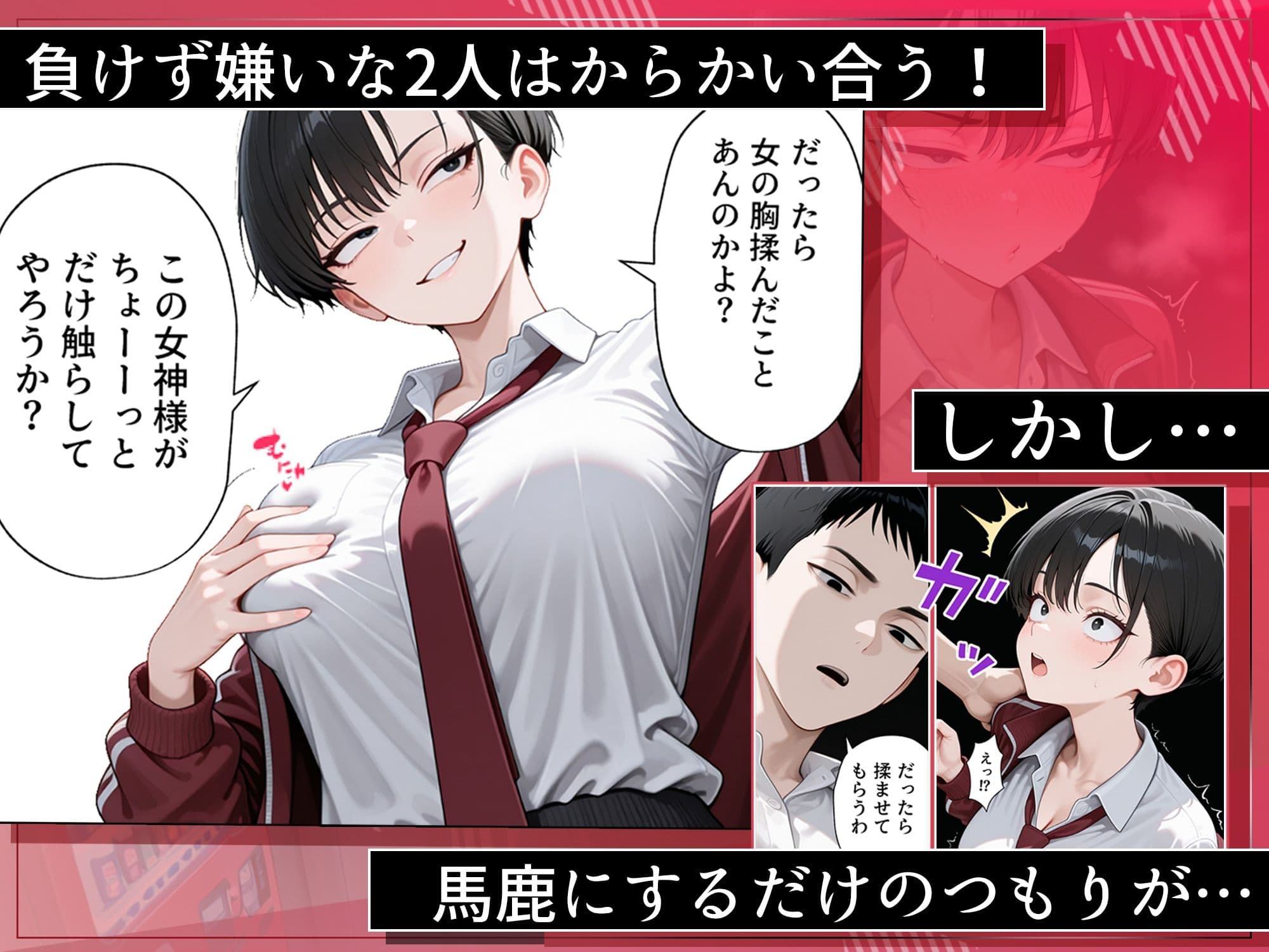 メス堕ちボーイッシュ〜負けず嫌いな幼馴染に女の快楽を教えてあげた〜 サンプル 2