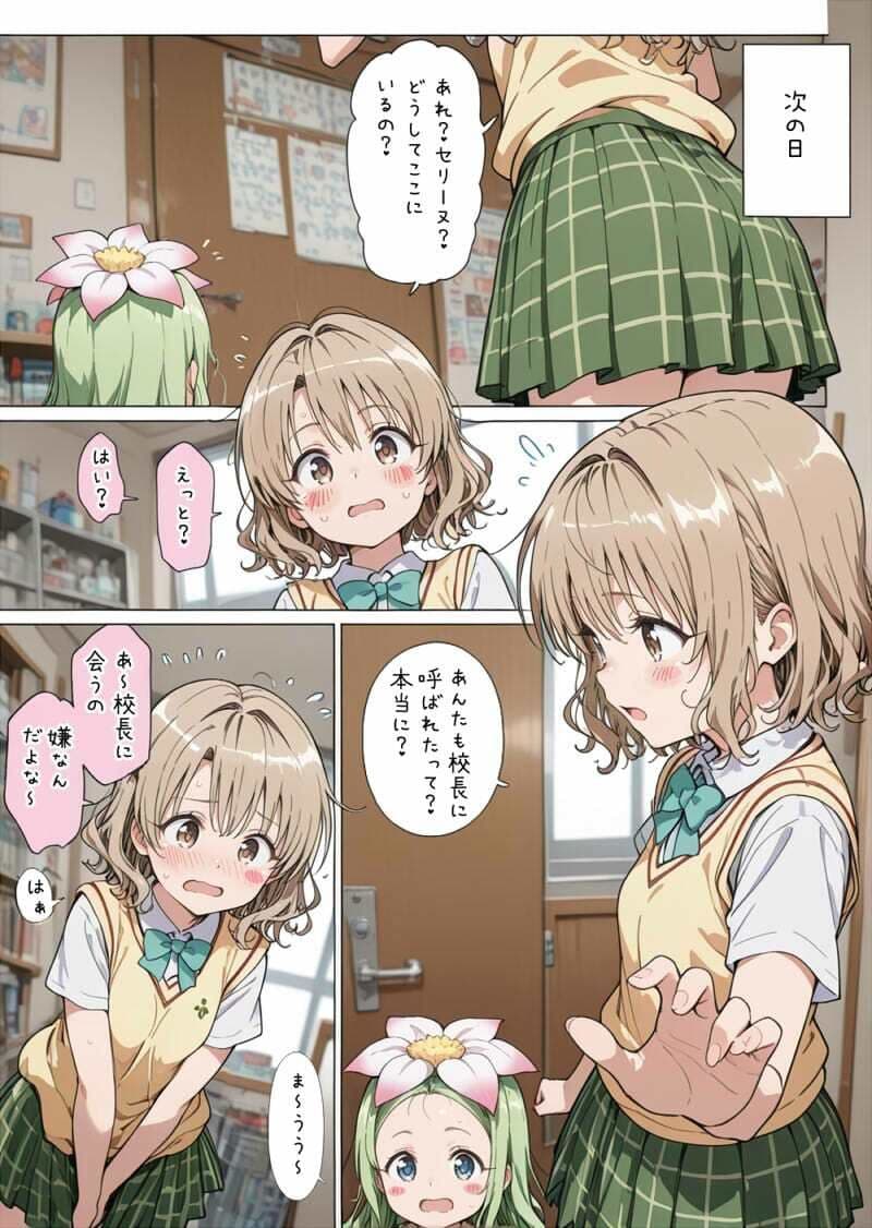 校長と里紗ちゃんと サンプル 3
