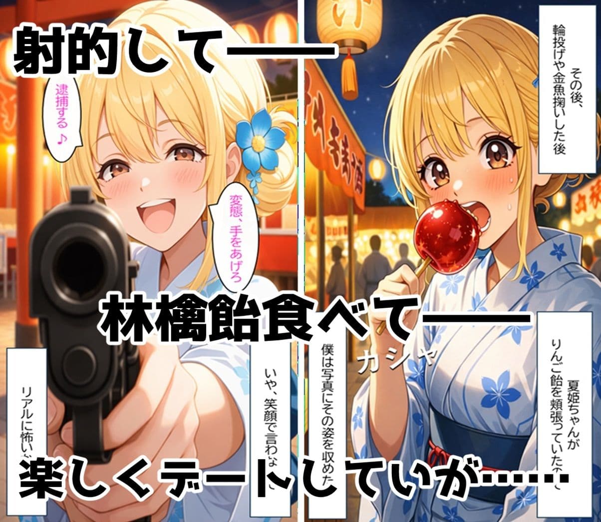 無防備すぎる同級生に、理性が追いつかなかった話 第5話「理性が折れた、夏祭りの夜に」 サンプル 2