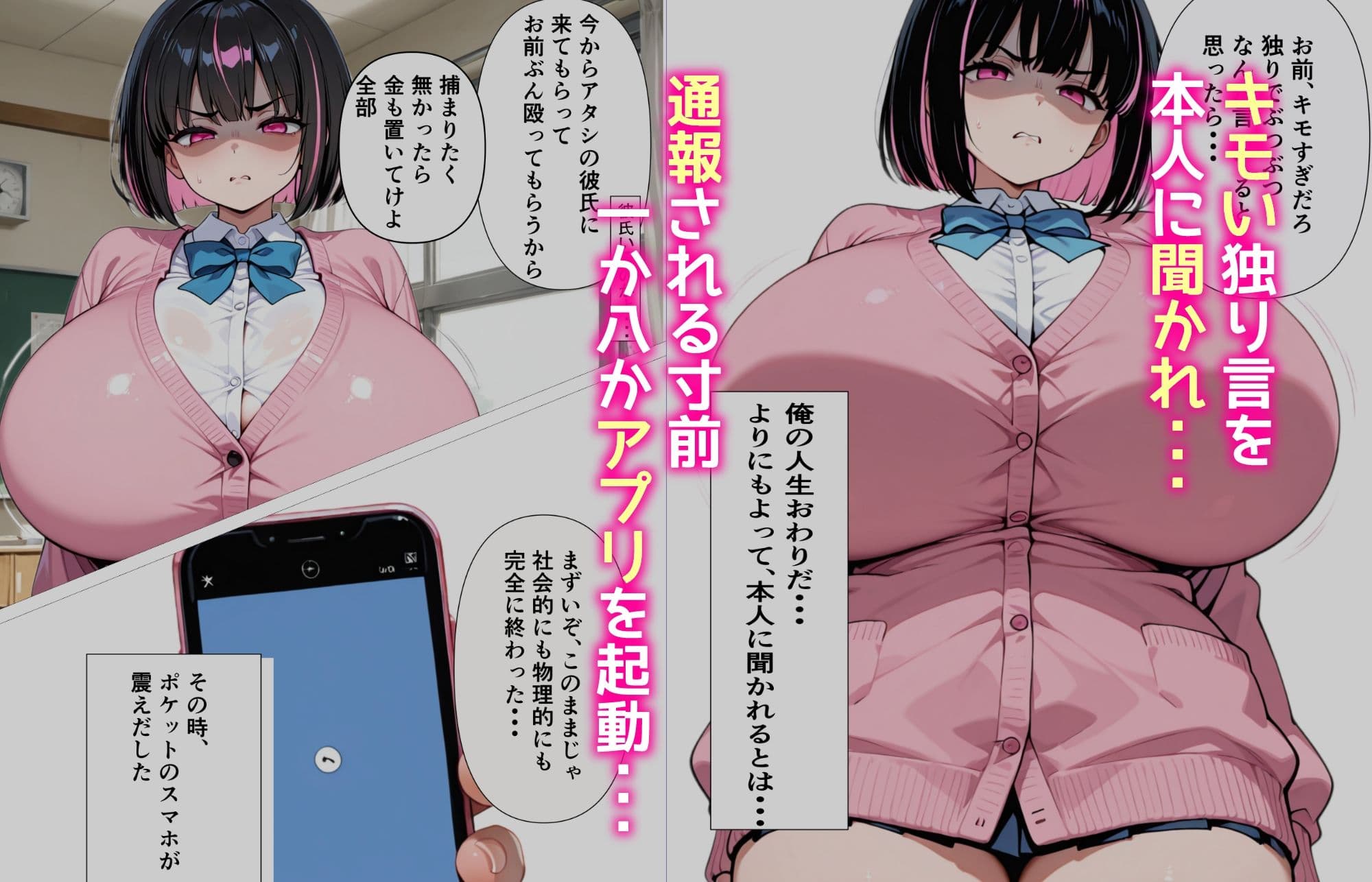 爆乳ギャルを催〇で性〇隷にするつもりが制御不能になってあまあまHで無限に搾精されちゃうお話 サンプル 3