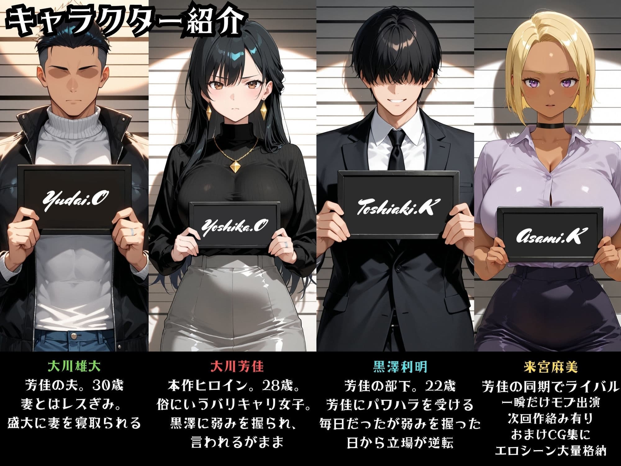 【完堕ち編】パワハラ人妻上司 復讐NTR調教 〜弱みを握られて言いなりに〜 サンプル 1