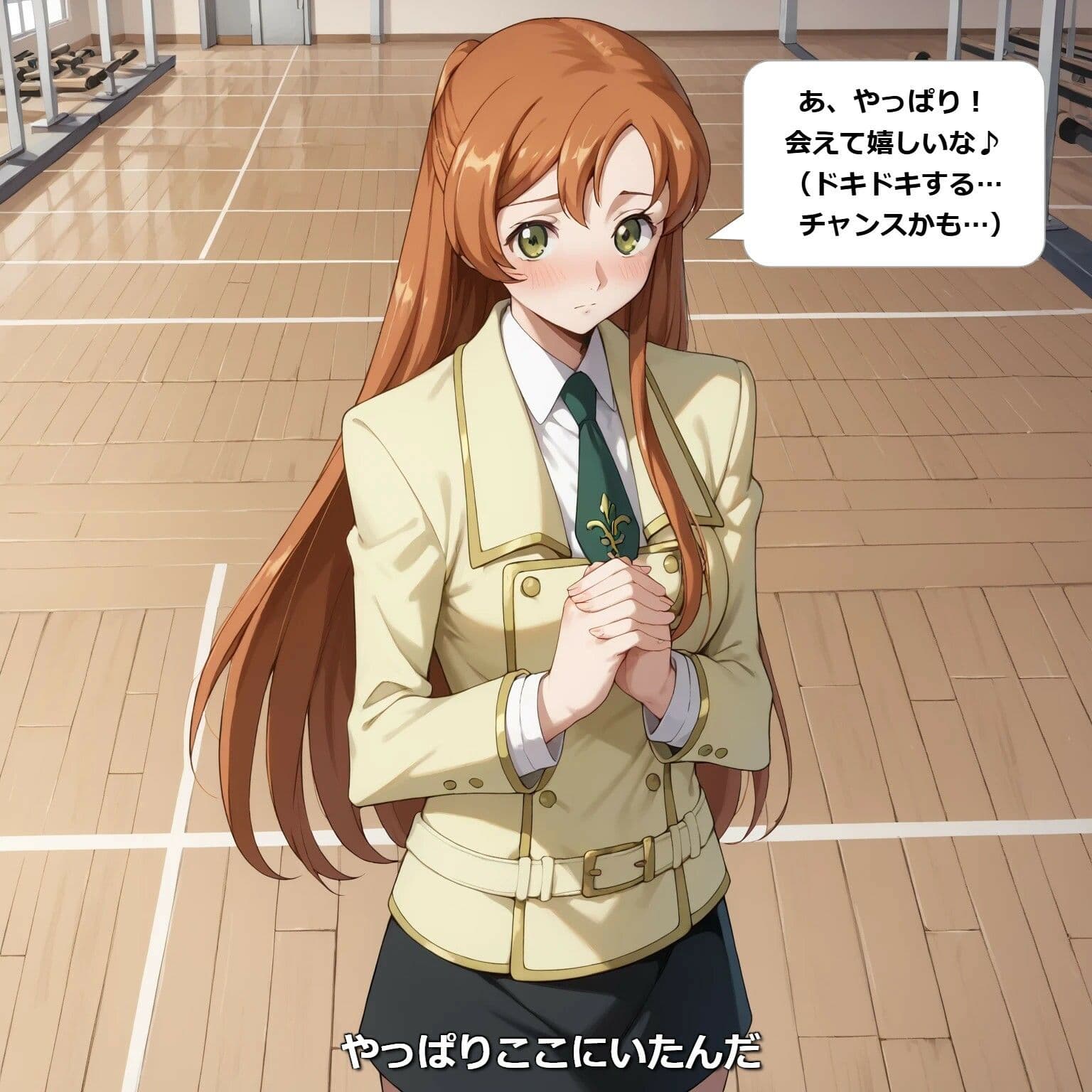 【フルカラー漫画】【放課後の密約】体育館倉庫で重なる鼓動と純愛 〜コードギア●のシャーリ●が全てを捧げる、一途な放課後告白〜 サンプル 1