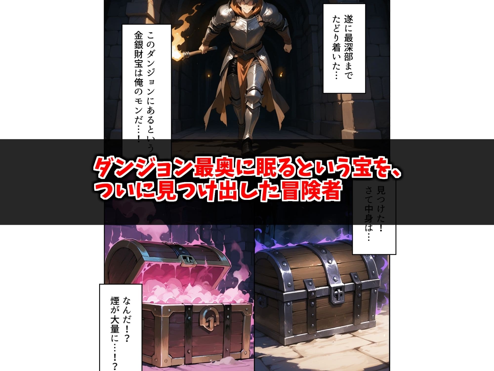 女体化した冒険者が快楽メス堕ちする話 サンプル 1