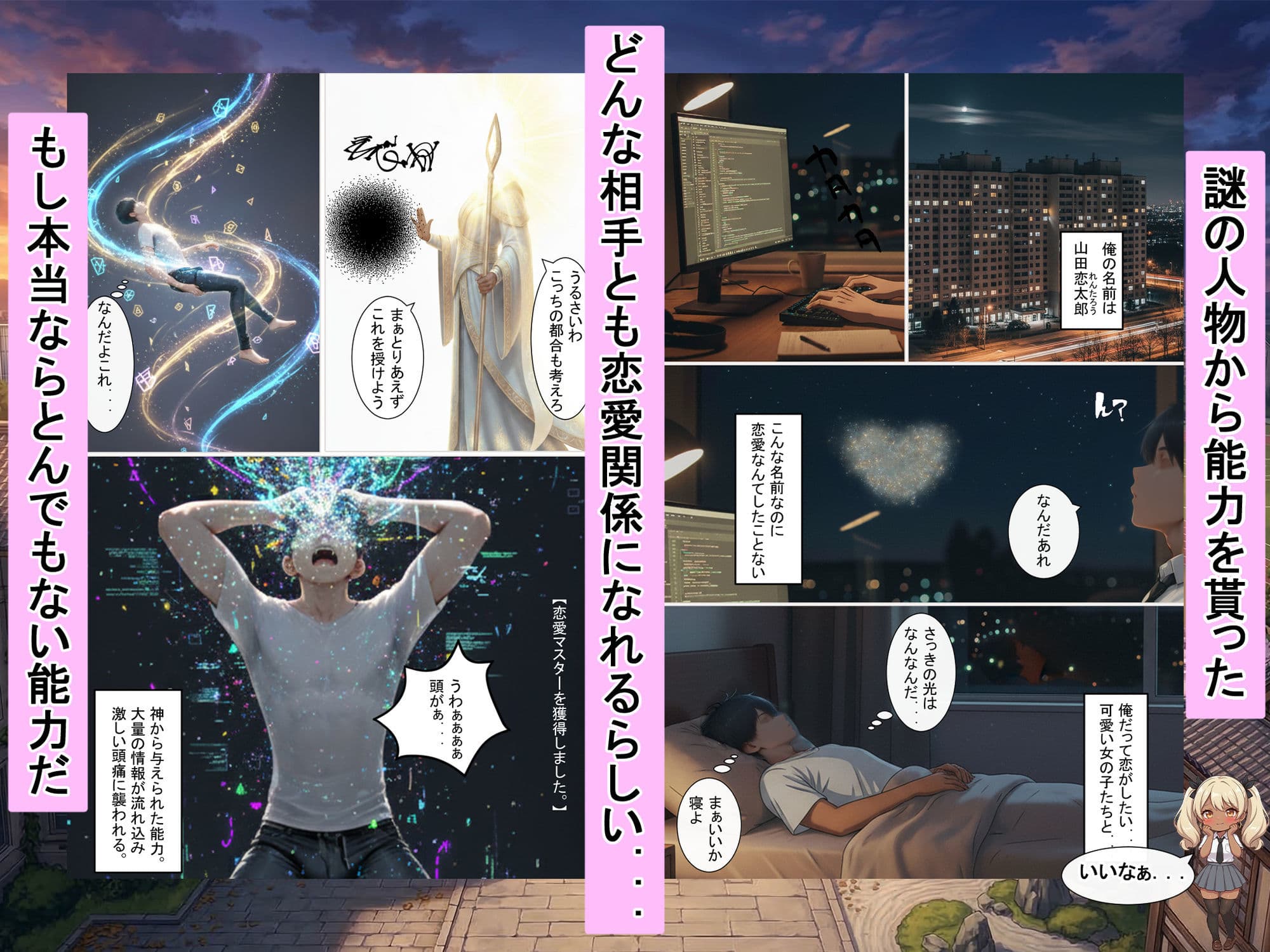 謎の人物から貰った能力で現実世界を無双！！女の子たちを情けない顔にさせる話 サンプル 1