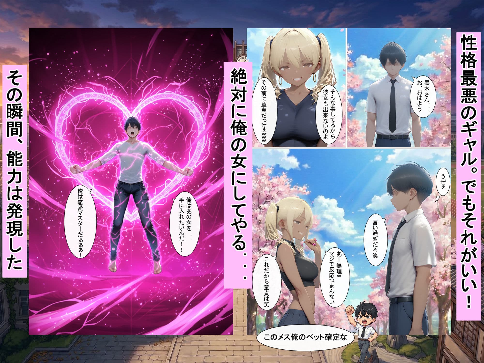 謎の人物から貰った能力で現実世界を無双！！女の子たちを情けない顔にさせる話 サンプル 2