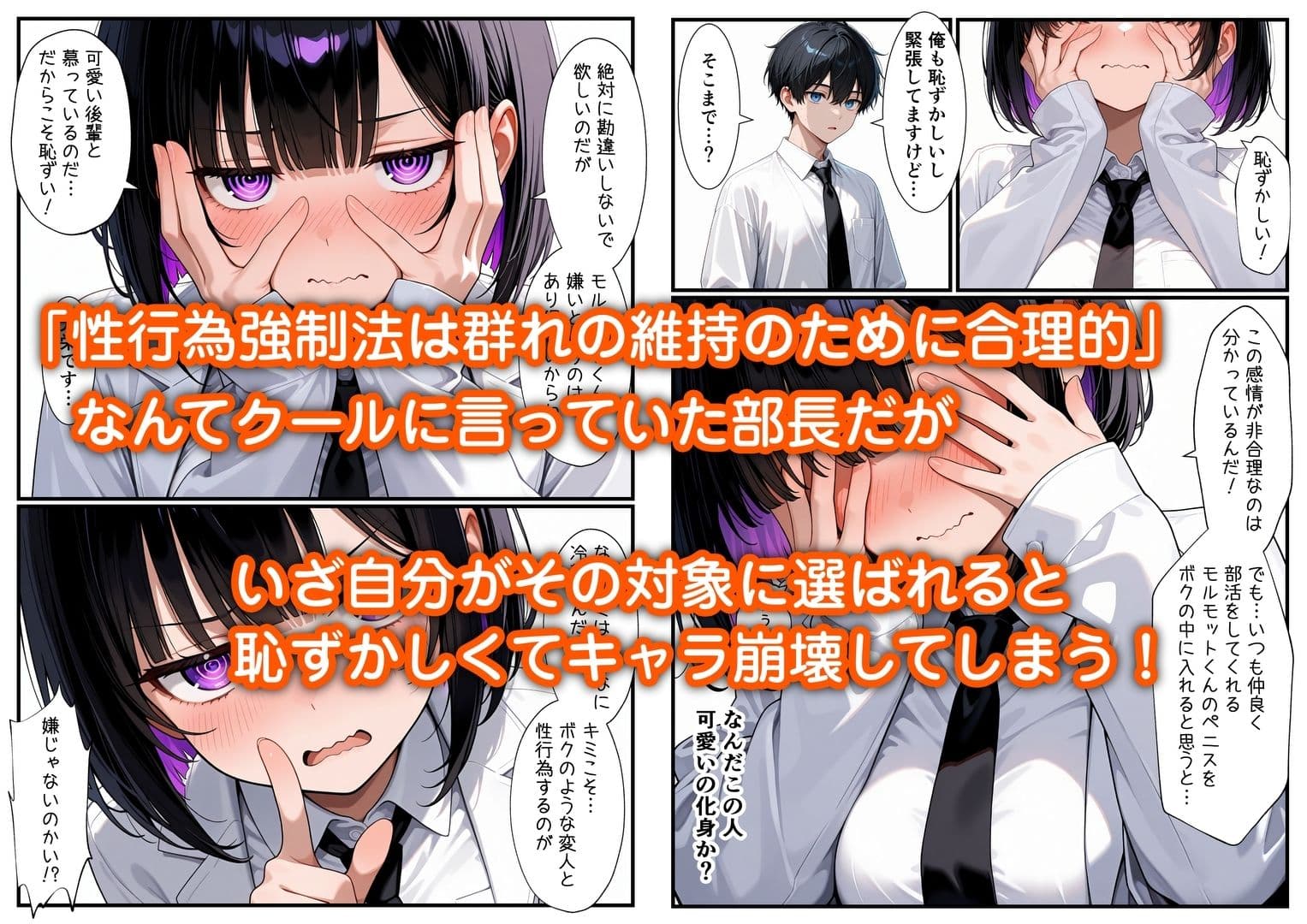 俺をモルモットくんと呼ぶクールな先輩  実はドMで種付け懇願を連呼してきた サンプル 5