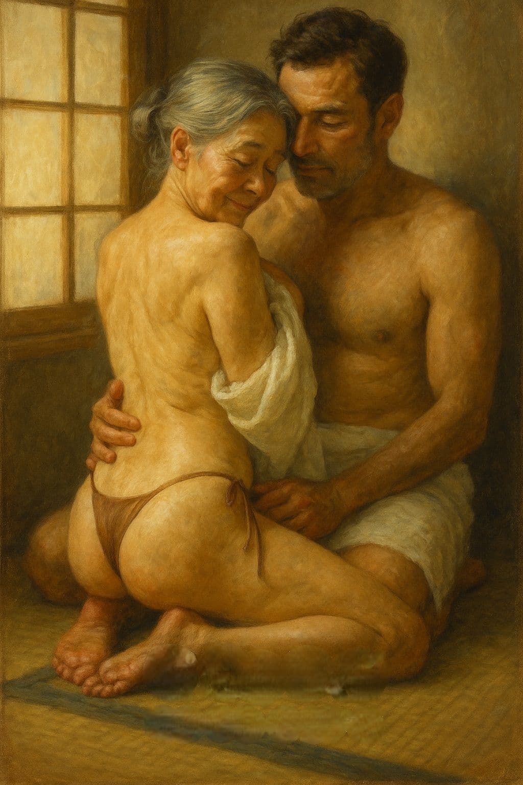 妙子（タエコ）  と  弘（ヒロム）1    湿りのはじまり サンプル 7