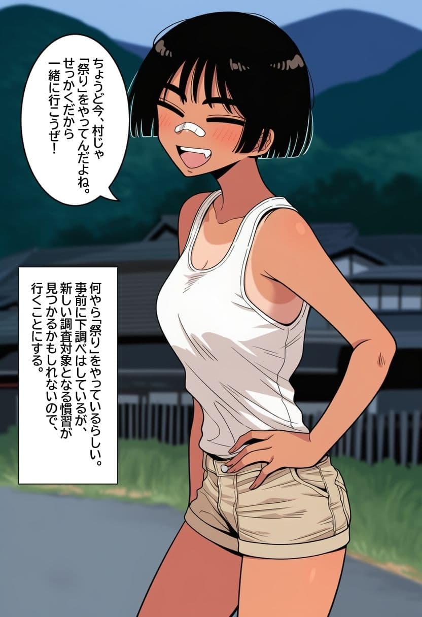 孕ませ村のボーイッシュ娘  日焼けした陸上女子が、無責任中出しされて妊娠するまで。 サンプル 3