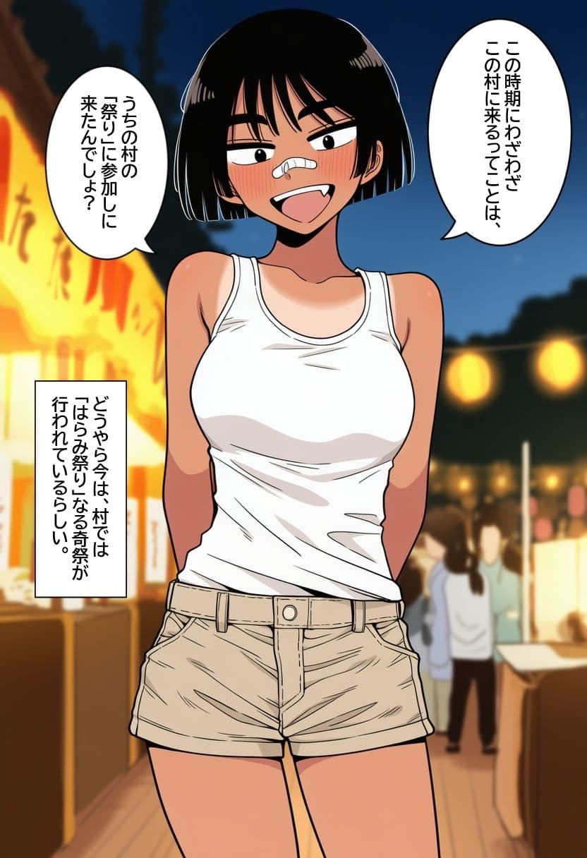 孕ませ村のボーイッシュ娘  日焼けした陸上女子が、無責任中出しされて妊娠するまで。 サンプル 5