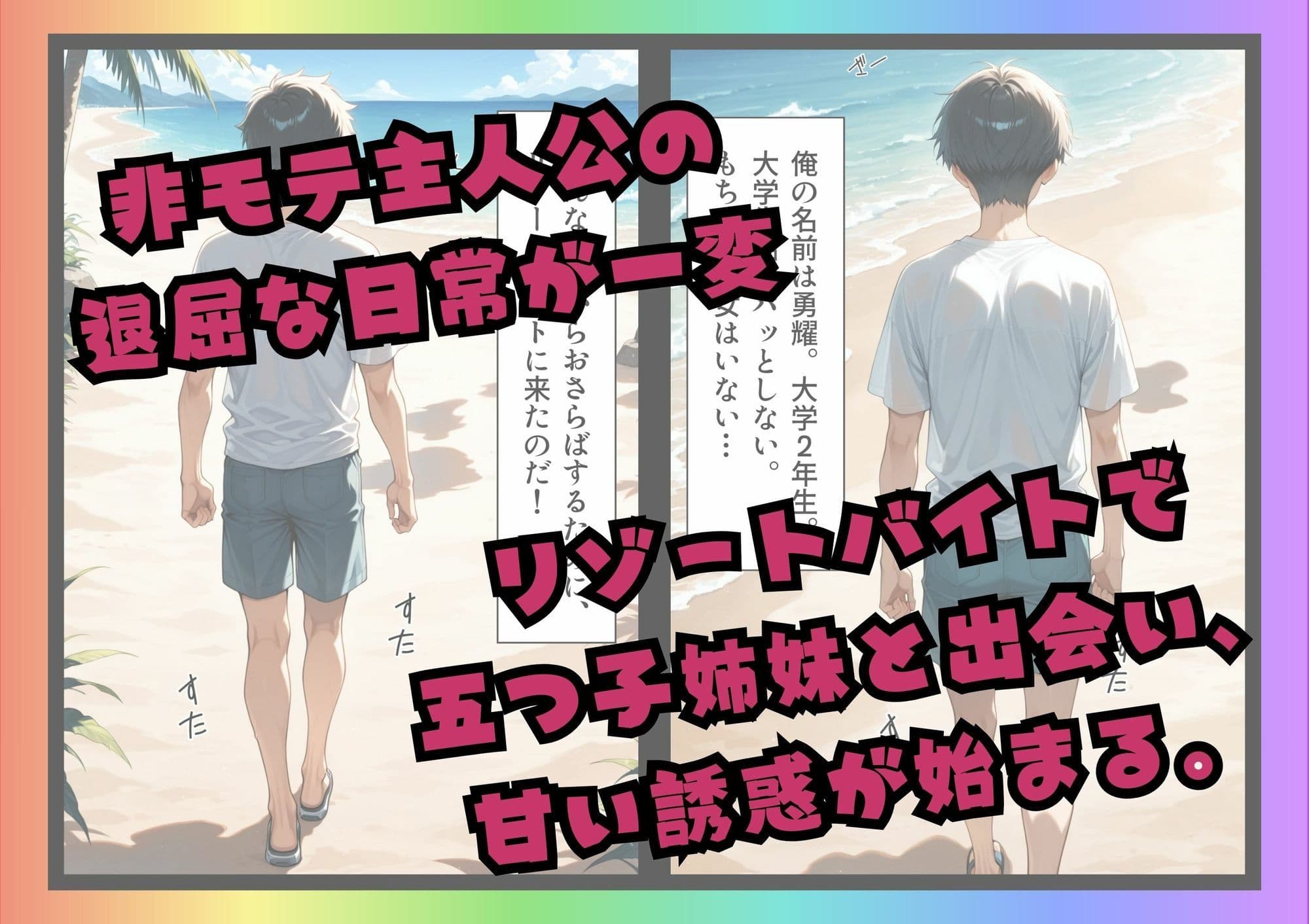 五等分の誘惑 in リゾートバイト サンプル 2