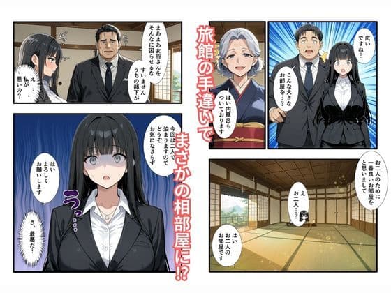 彼氏との誕生日デートで初夜を迎えるはずが...中年上司との出張相部屋で寝取られた話。 サンプル 4