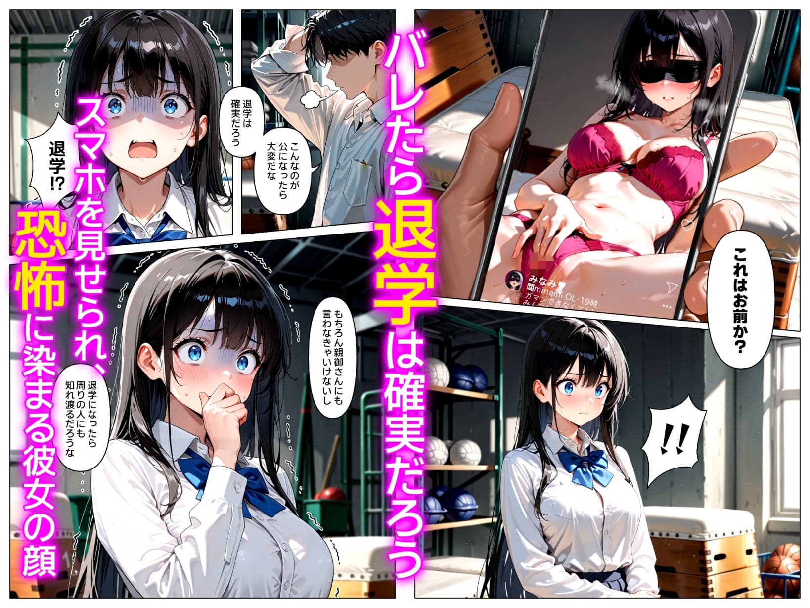 裏アカがバレて絶望する教え子を脅迫し、俺の性奴●にする話 サンプル 3