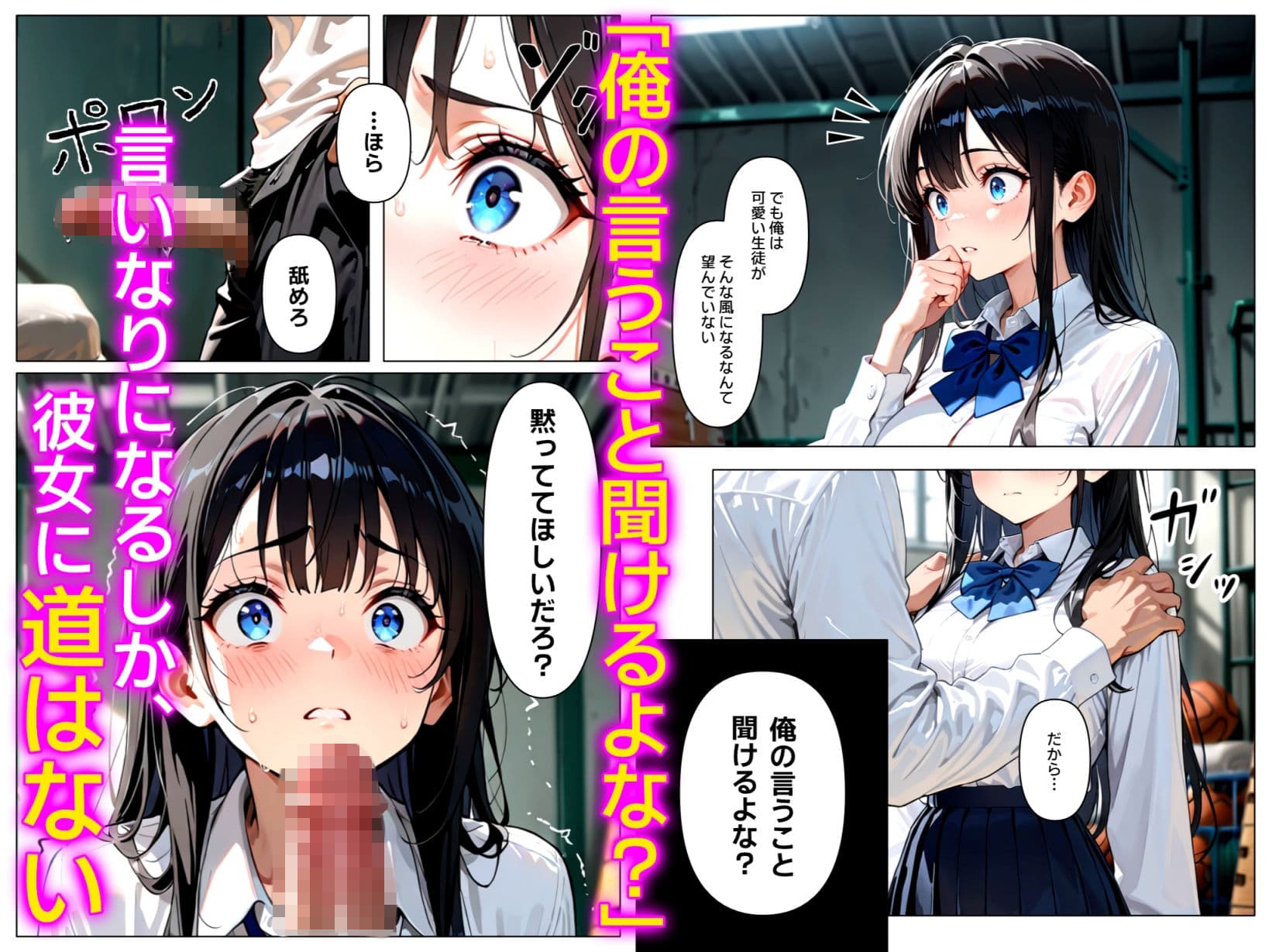 裏アカがバレて絶望する教え子を脅迫し、俺の性奴●にする話 サンプル 4