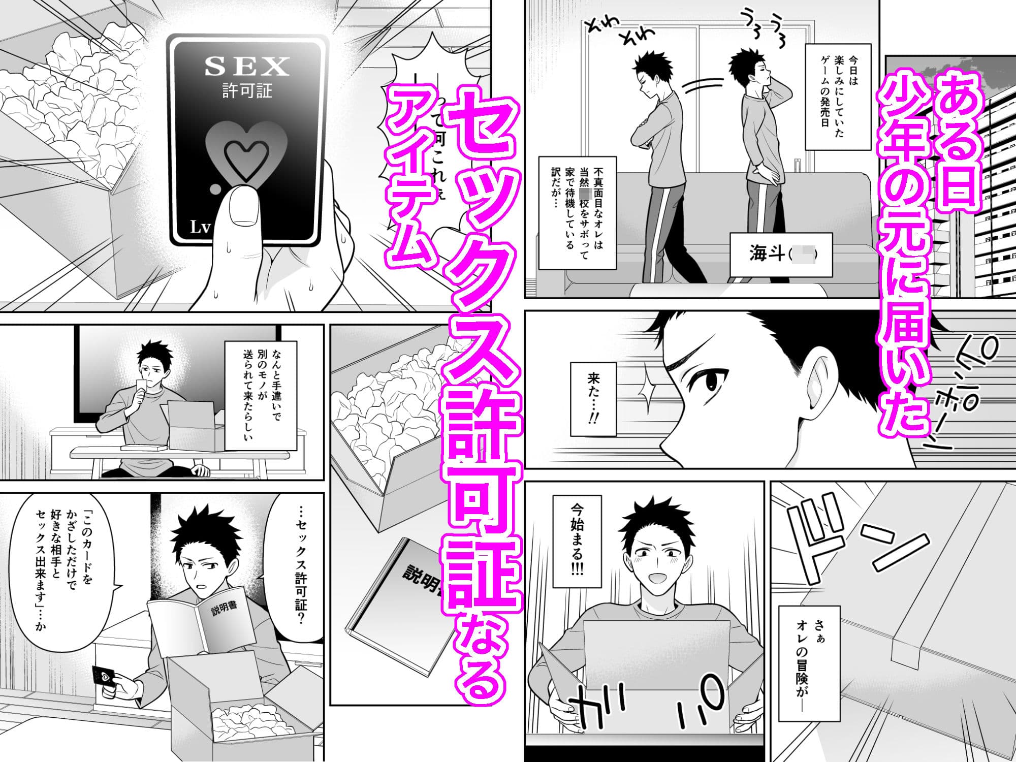 セックス許可証  かざしただけでヤり放題  催●服従 サンプル 1