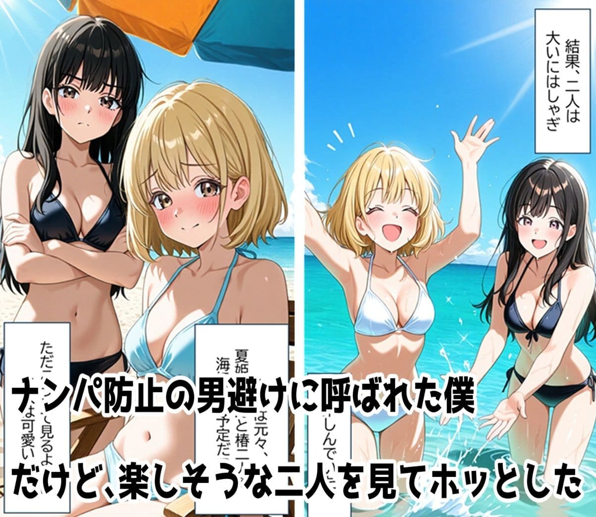 無防備すぎる同級生に、理性が追いつかなかった話 第6話「縛られた傍観者と、海の向こう側」 サンプル 2