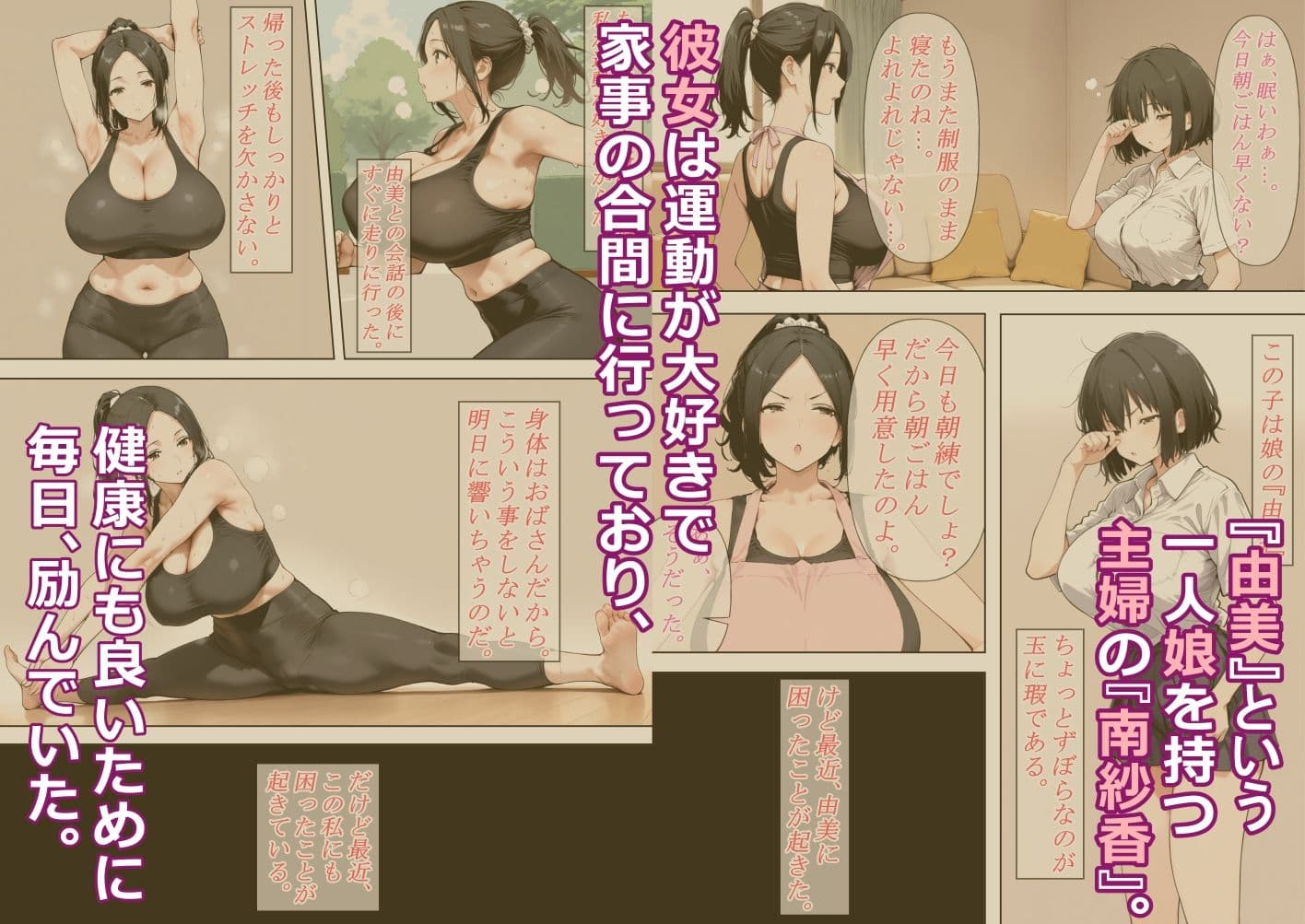 ドスケベボディの人妻に憑依してド変態オナニーしまくる話。 サンプル 1