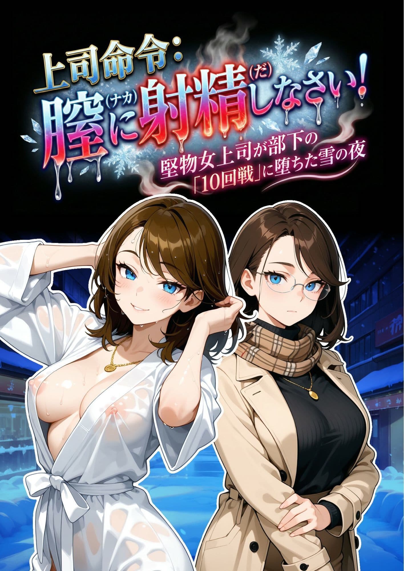上司命令:膣に射精しなさい〜堅物上司が部下の「10回戦」に堕ちた雪の夜〜 サンプル 1