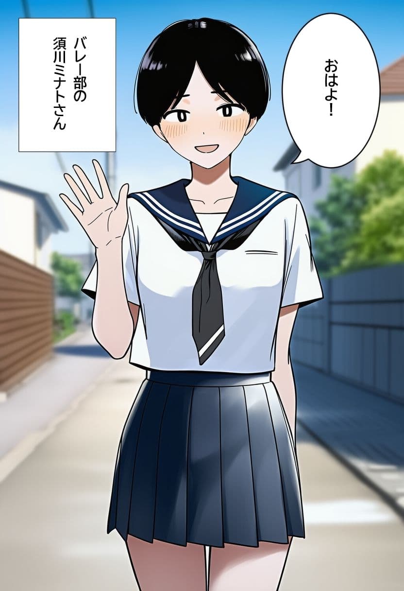 バレー部の須川さんと子作りセックスする。 サンプル 1