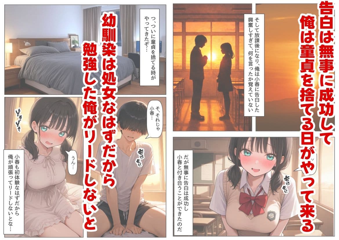片思いの幼馴染は俺が何度タイムリープしても、非処女になる件 サンプル 2