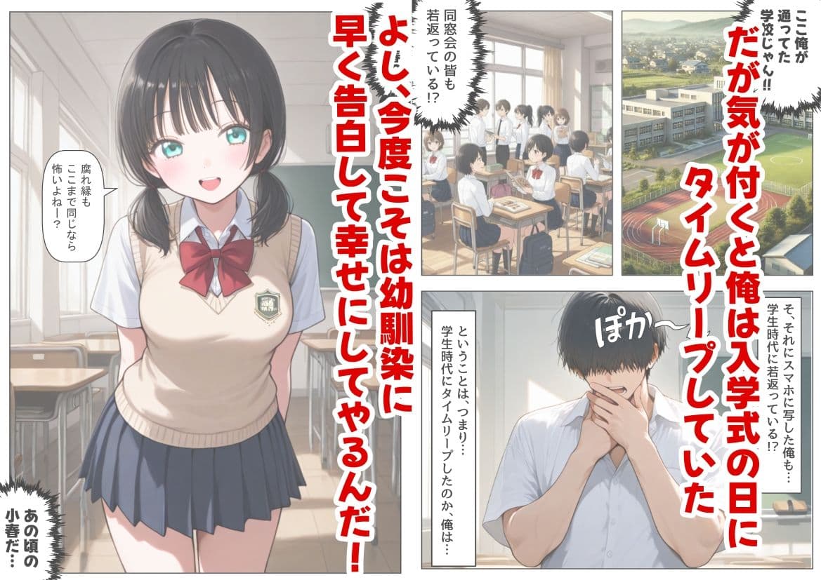 片思いの幼馴染は俺が何度タイムリープしても、非処女になる件 サンプル 6