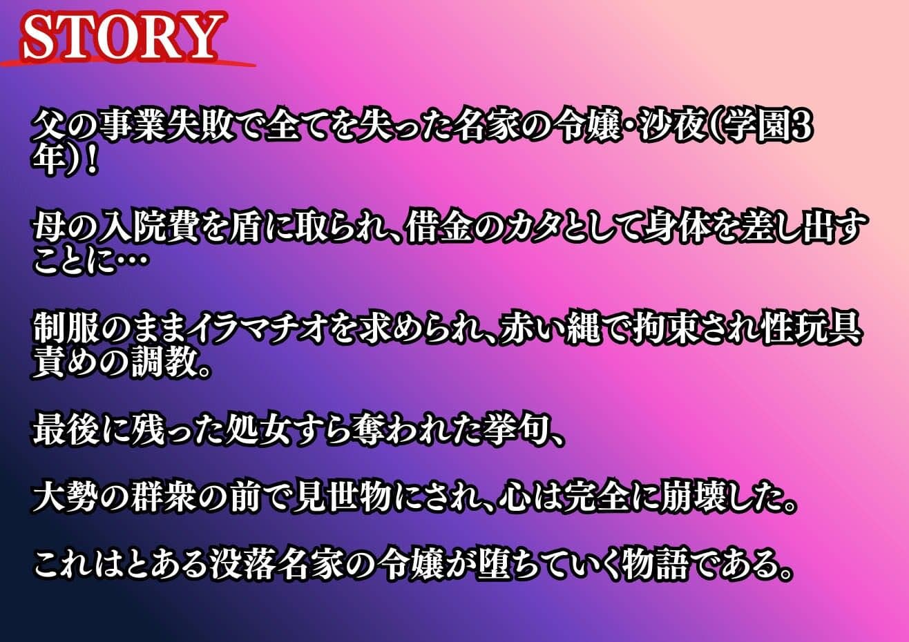 没落令嬢の代償 〜借金のカタは私の身体〜【鬼畜・処女喪失・調教・公開SEX】 サンプル 6