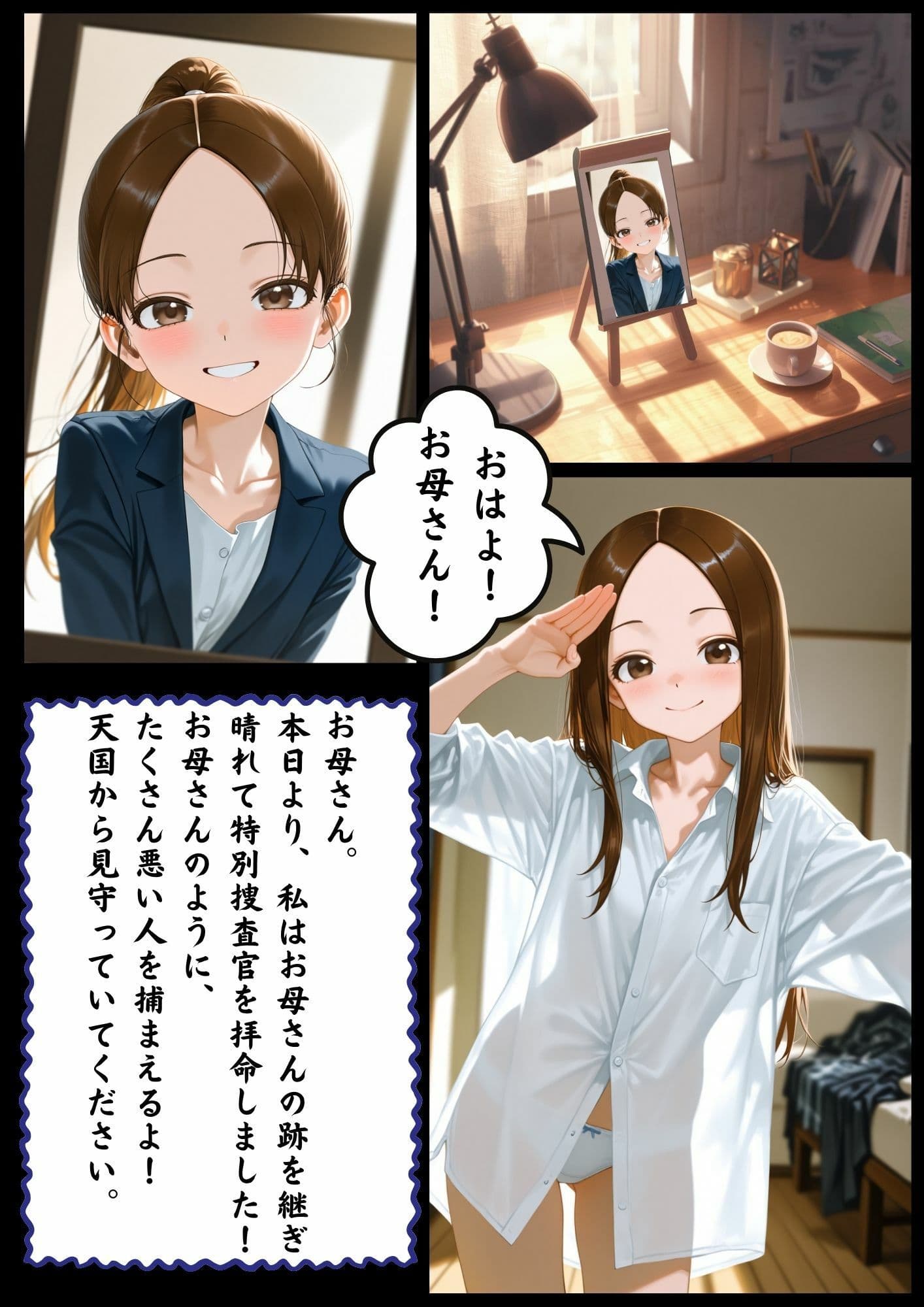 CG漫画『胸キュン捜査官』第一話 サンプル 1