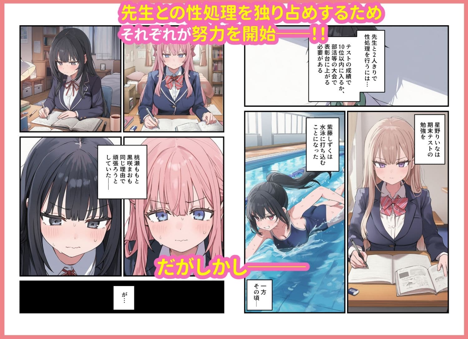 貞操逆転した世界で ある女子校の性処理係になった件3 サンプル 8