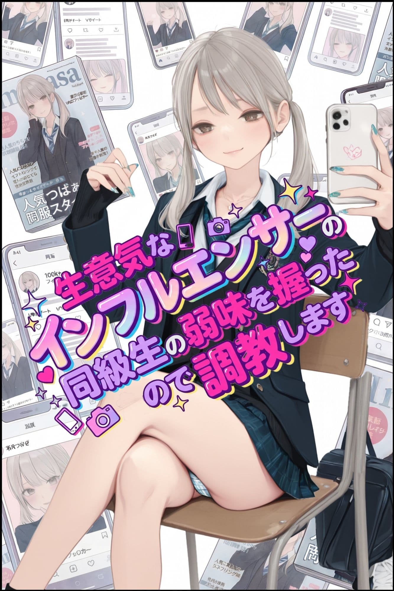生意気なインフエンサーの同級生の弱味を握ったので 調教します サンプル 1