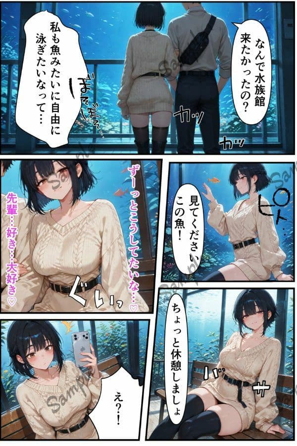 俺だけの事が大大大好きなクーデレ後輩ー付き合った後＆デート編ー【本当にあったエロい話 6】 サンプル 9