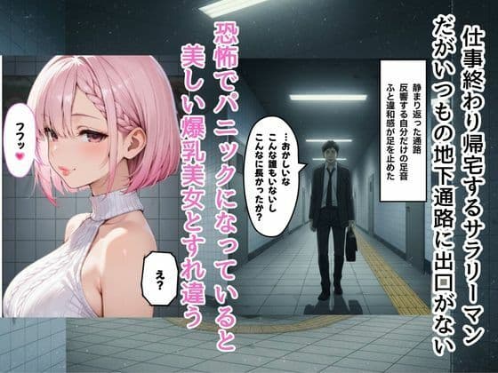 『エロ番出口 〜異変だらけの地下通路で、爆乳美女に骨抜きにされるまで終わらない搾取〜』 サンプル 1