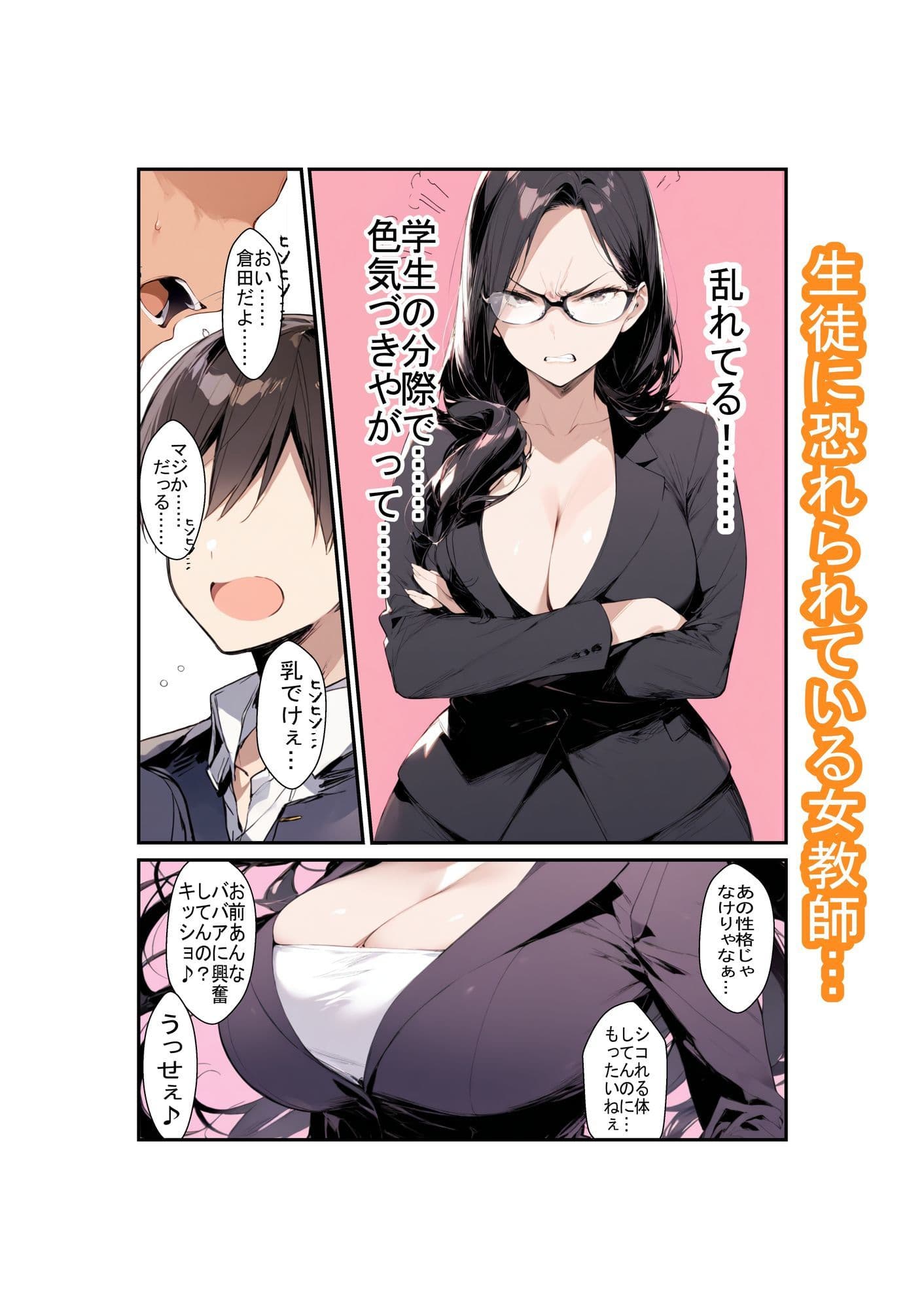 生意気で行き遅れな担任の女教師をチンポで躾ける話 サンプル 2