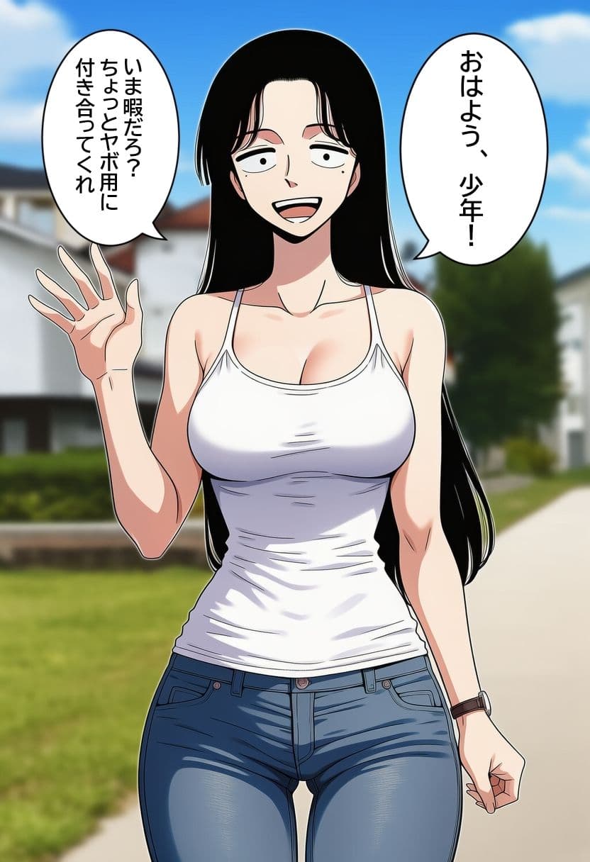 僕のことを「少年」と呼ぶ近所のお姉さんに、無責任中出しして孕ませる。 サンプル 1