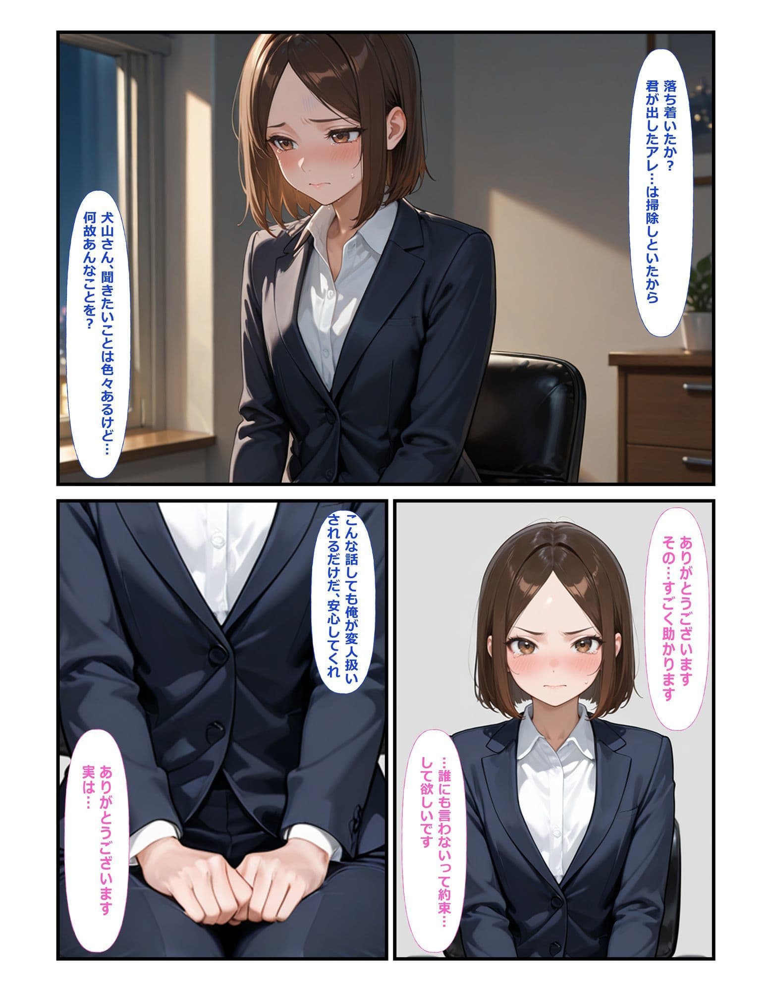 部下の犬山さん♀が職場でオナニー♂してた サンプル 3