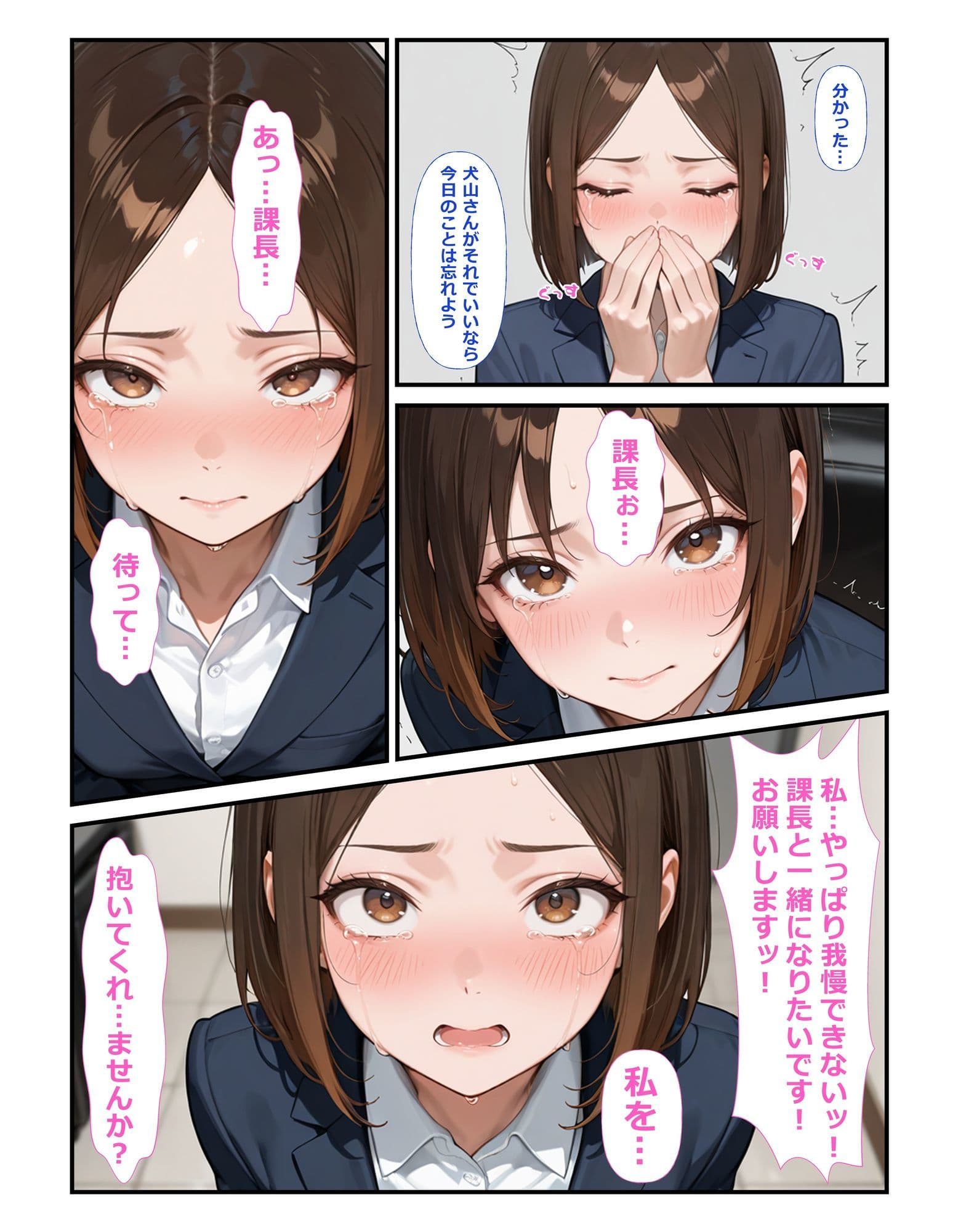 部下の犬山さん♀が職場でオナニー♂してた サンプル 7