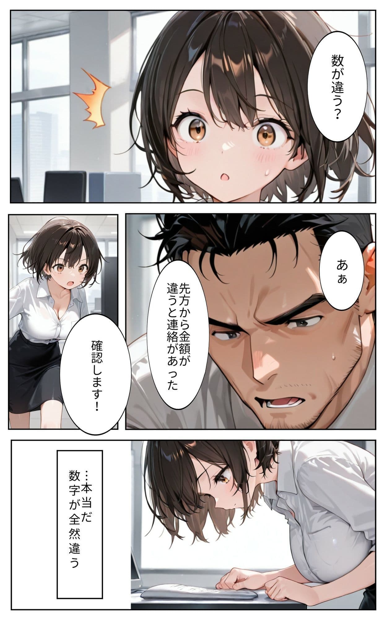 後輩OL先輩と家でヤる サンプル 2